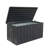 Moda Furnishings 49.41'' W Water Resistant Steel Lockable Deck Box with Wheels in Black-100665593