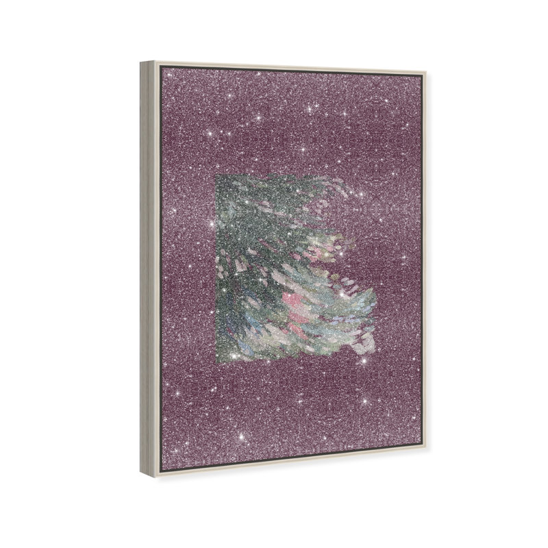 Falling Delicately Print by Oliver Gal, 25"H x 37"W, Silver Floater Frame