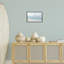 Calm Blue Beach Waves, art de la giclée encadrée par Mike Calascibetta-1069436897-1069436898