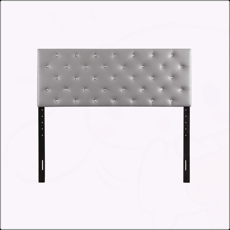 Super Nova Headboard, Light Gray, Queen