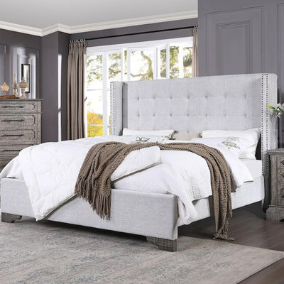 Upholstered Bed, Bed Frame, Platform Bed