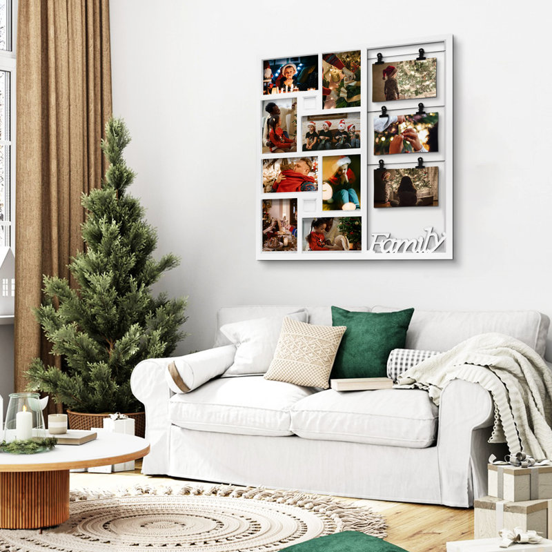 Ensemble de cadres photo 8 + 3, Blanc