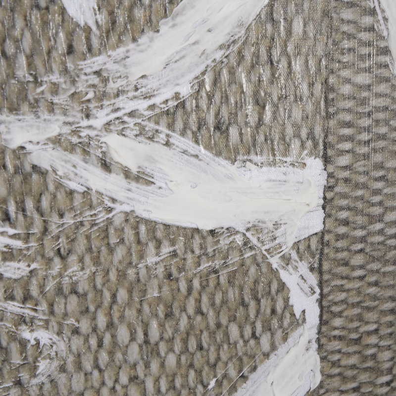 Woven Textile a Hand Embelished Textured Canvas