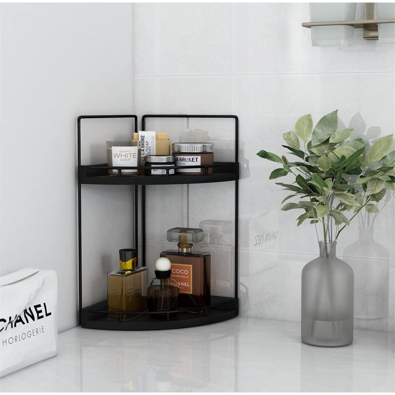 Plateau de salle de bain Muneza, Noir