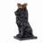14.5" H Sitting Lion W/Crown Resin Statue Home Decor Living Room Display-109757794