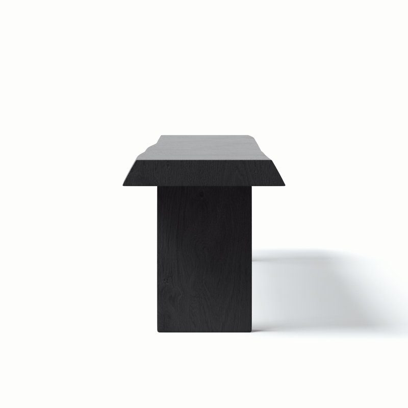 Brooks Bench, 18" H x 102" W x 15" D, Ebonized