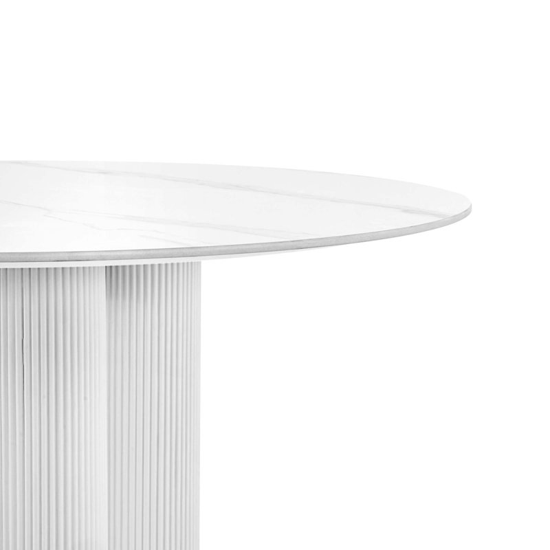 Donda Round Dining Table, 59.1" W x 59.1" L