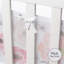 Motif aquarelle floral rose et gris Sweet Jojo + RespirableBaby Mesh