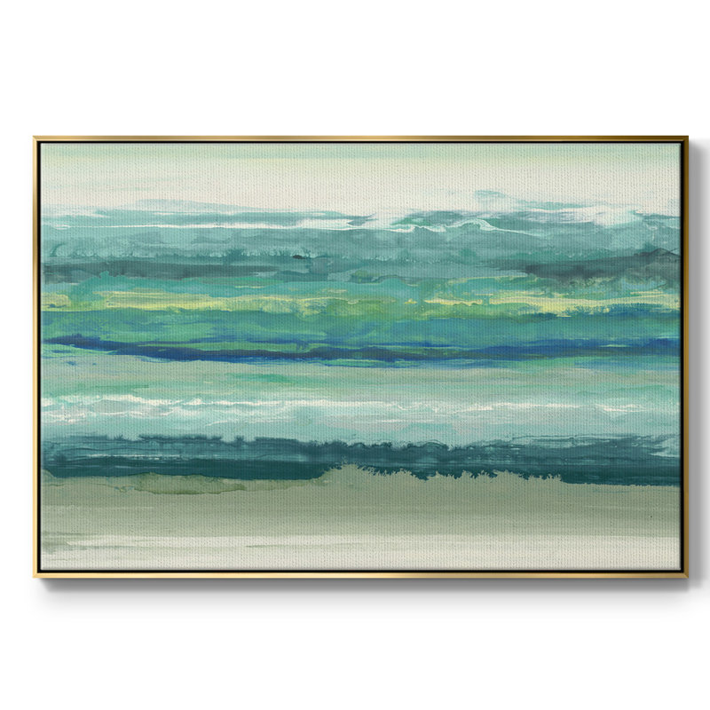 «Ocean Memories», reproduction sur toile encadrée, H 32 po x l 32 po x P 1,5 po, Toile tendue