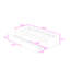 Lit simple 2 tiroirs, design minimaliste-125555943