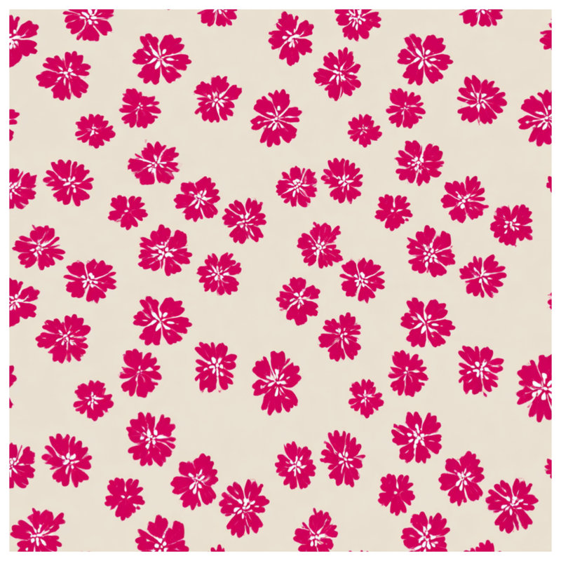 Housse de couette à motif floral, Lit simple