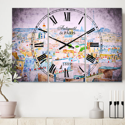 Très grande horloge murale Swigart