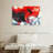 Avery Red Whirlpool Abstract-107680058