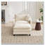 Fauteuil club en tissu d'ameublement en chenille-1660826301