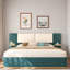 Lit plateforme tapissier avec tablettes-742419364-742419367