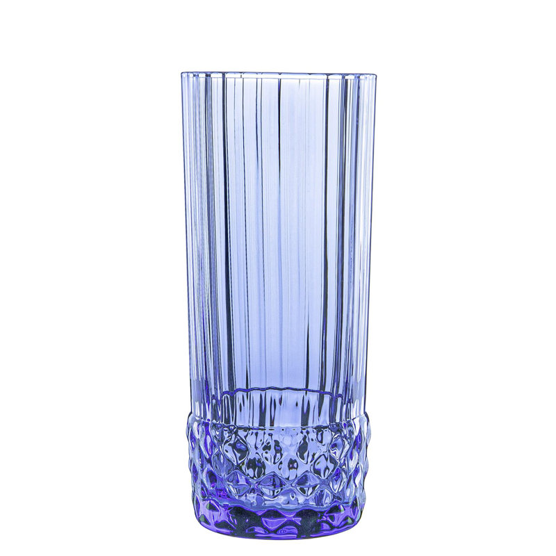 America '20s Highball Glasses, Blue, 12