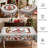 Christmas Santa Claus Design Washable Polyester Tablecloth