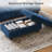  Sherry 81'' Upholstered Modular Sectionals with Ottoman, Pull-out Sofa, Storage Chaise, USB Charging & Cup Holders-695833143-672307534
