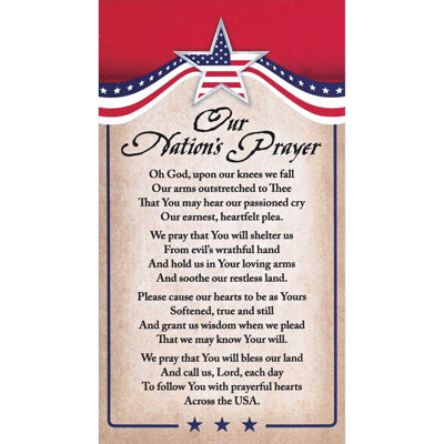 Magnet Our Nation Prayer 2.75X5