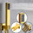 L'aquila Brass Gold tone Shower Set Ceiling Mount 3 Way Valve Mixer with Tub Spout and Hand Shower