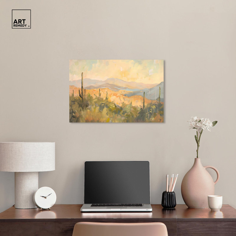 «Arizona Fields», toile classique par Art Remedy, Toile tendue, H 16 po x l 24 po
