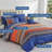 8-Piece Bohemian Striped Bedding Quilt Set Comforter and Sheet Set Soft Microfiber Complete Bedding Sets for All Season-122486565-122486567