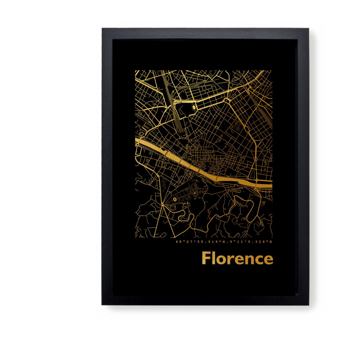 Gerahmter Grafikdruck Florence