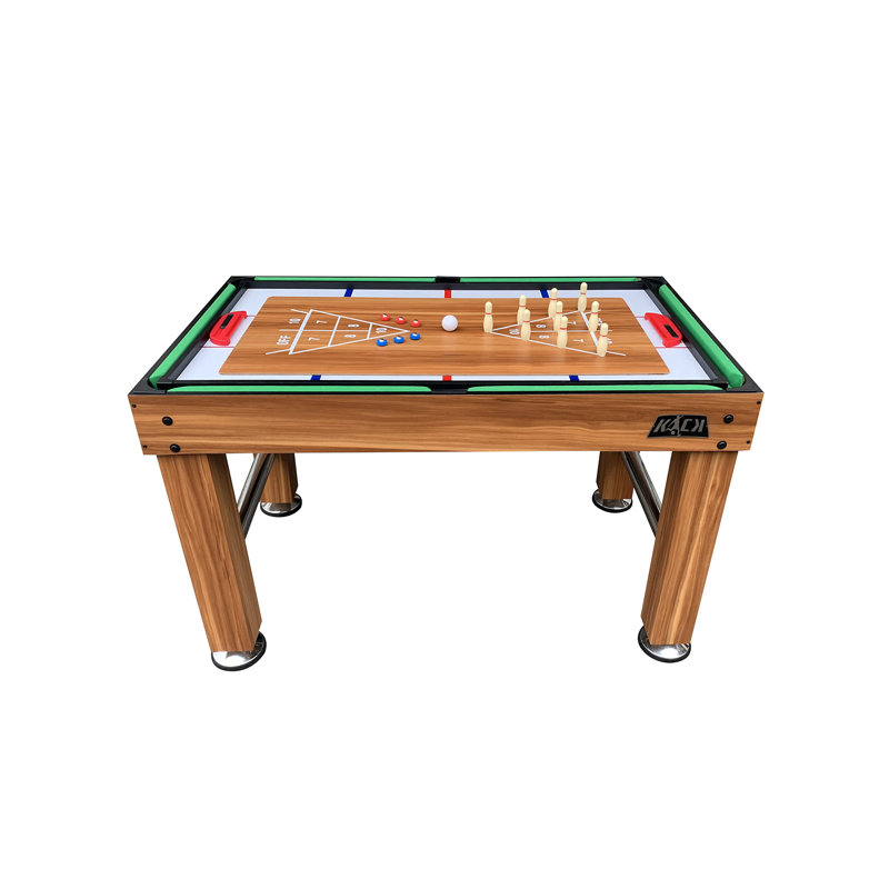 Kick Pentacle 55" 5-in-1 Multi Game Table, Brown