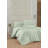 Luxurious 100% Cotton Ranforce Double Quilt Cover Set, Light Green, 78.7 x 78.7 inches | Includes 2 Pillowcases (31.5 x 31.5 inches) | 155 Thread Count, Button Closure, Machine Washable for Easy Care & Comfort-112233322-112233321
