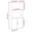 Bookcase 60X24x120 Cm Engineered Wood-809861979