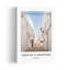 Vejer De La Frontera Spain Travel Poster Contemporary Architecture City Wall Art Print 1 Piece Wrapped Canvas Wall Art-1893180384