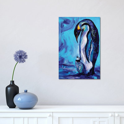 Penguins 1 Piece Wrapped Canvas Painting