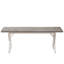 Table de salle à manger 71 po pour 6 personnes, table de cuisine rectangulaire rustique avec pieds en métal à tréteaux, table de salle à manger en bois-1707845399-1707845403