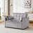 Taliesen Square Arms Loveseat, Sofa Bed-67582600-132976651