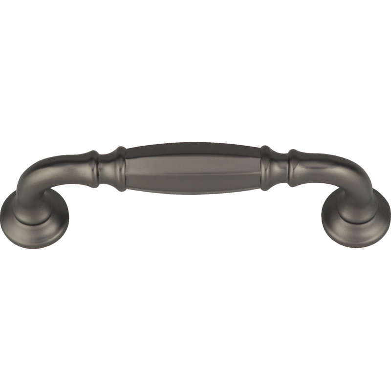 Barrow Bar pull, Ash Gray, 3 3/4" Center to Center