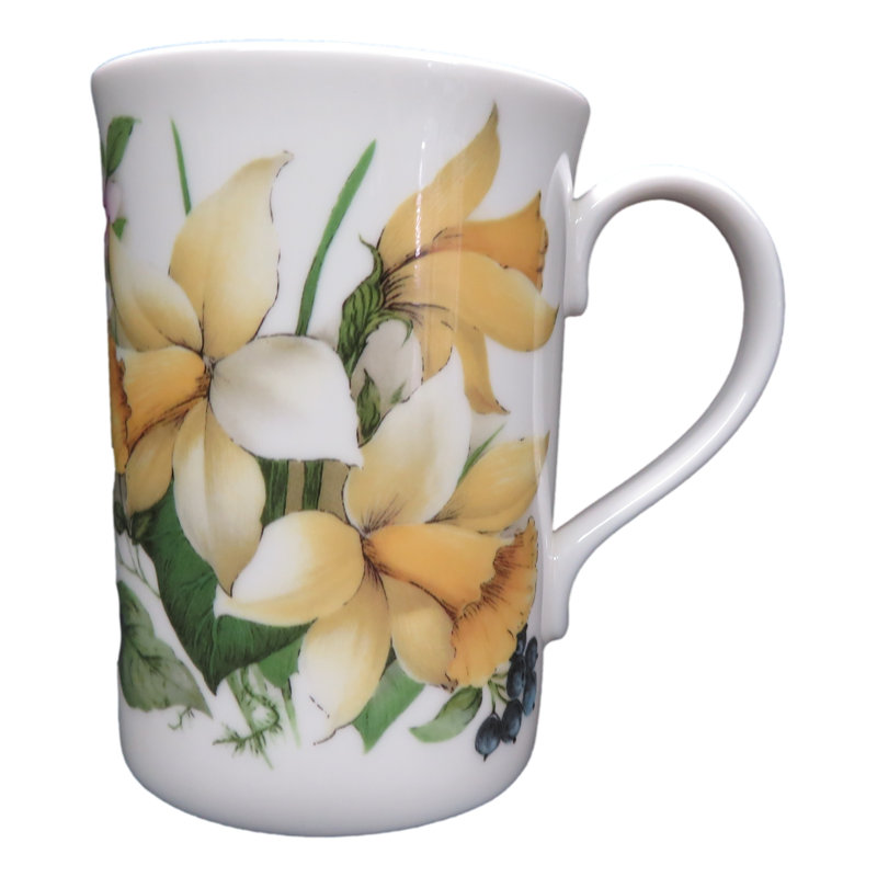 Daffodil Bortolo Bone China Mugs