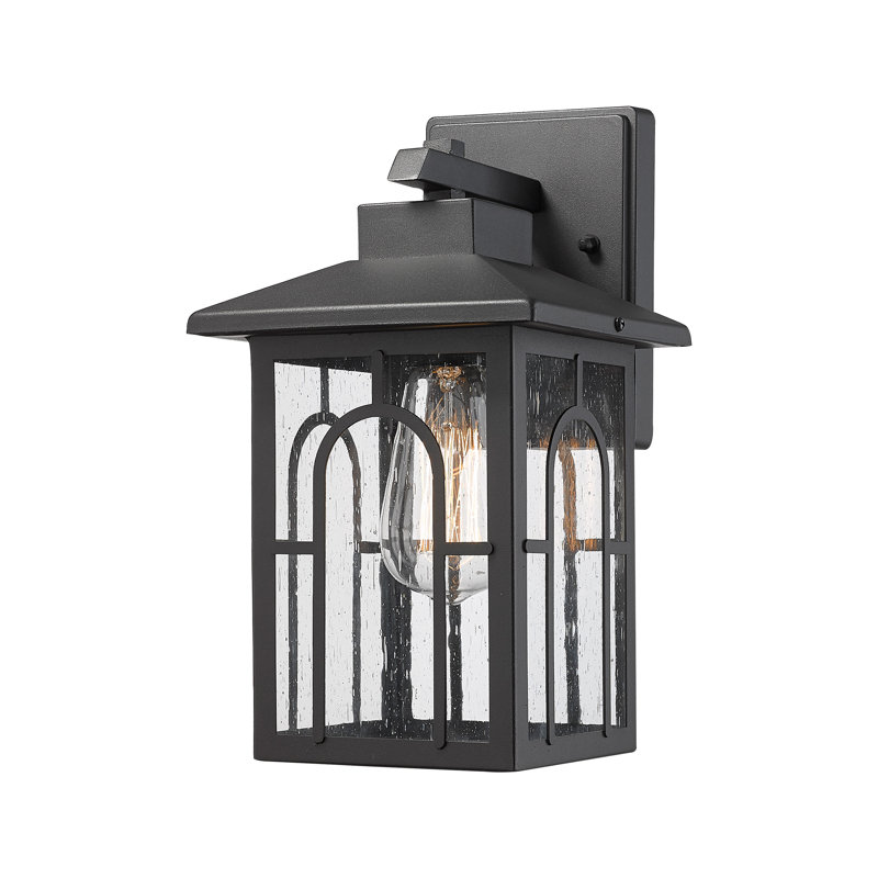 Lanterne murale d'extérieur Modern Farmhouse, H 12,412,4 po x l 6 po x P 7,66 po