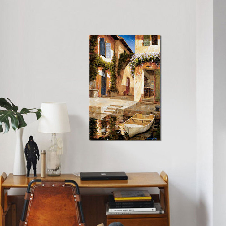 « déjeuner », impression sur toile, H 40 po x l 26 po x P 1,5 po, Pas de tapis, Toile tendue