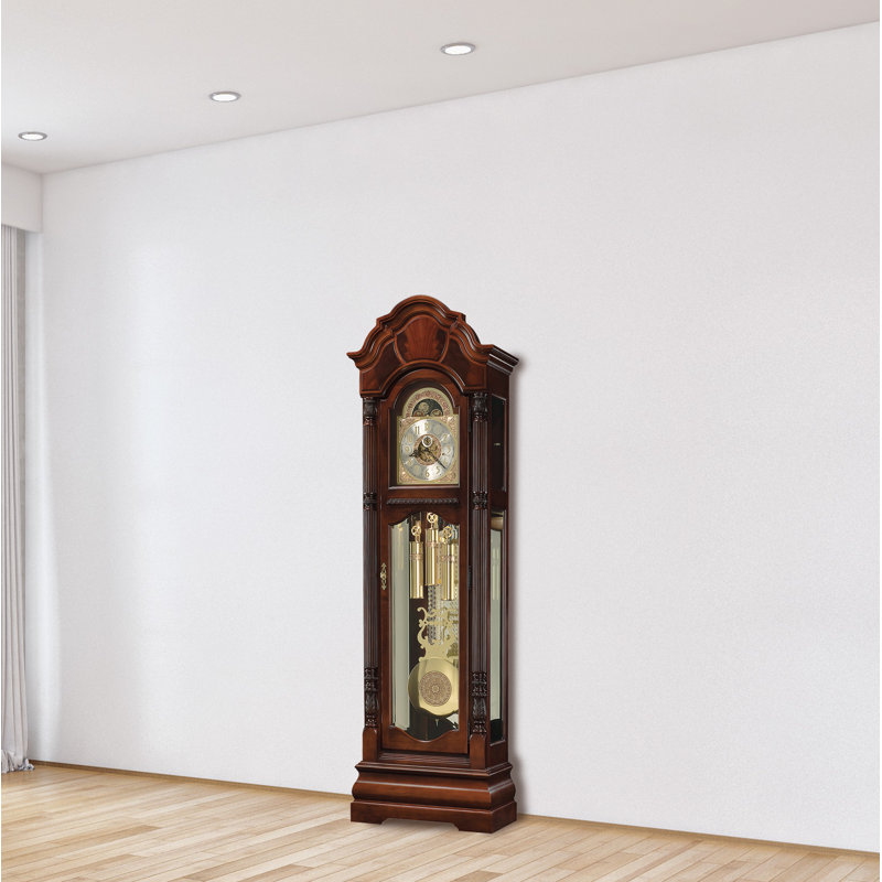 224.8cm Solid + Manufactured Wood Grandfather Clock