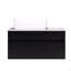 Petit meuble-lavabo flottant simple 31,5 pouces avec lavabo-125515237