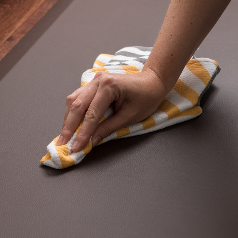 Tapis anti-fatigue sur pied Abdulraheem, 1 pi 8 po x 4 pi, Truffe