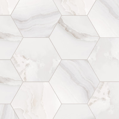 Carreau de porcelaine Serene Essence Hexagon 8x9