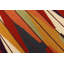 Tapis rouge / beige / doré à motif géométrique en laine tissé à plat à motif rectangulaire 5 pi 2 po x 8 pi 1 po Lovrien