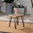 Modern ZION INDUSTRIAL WOOD AND METAL ACCENT TABLE for Living Room, Patio & Home Decor