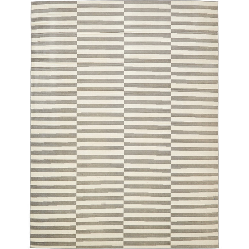 Arzilla Striped Indoor Rug, Rectangle 5'3" x 8'