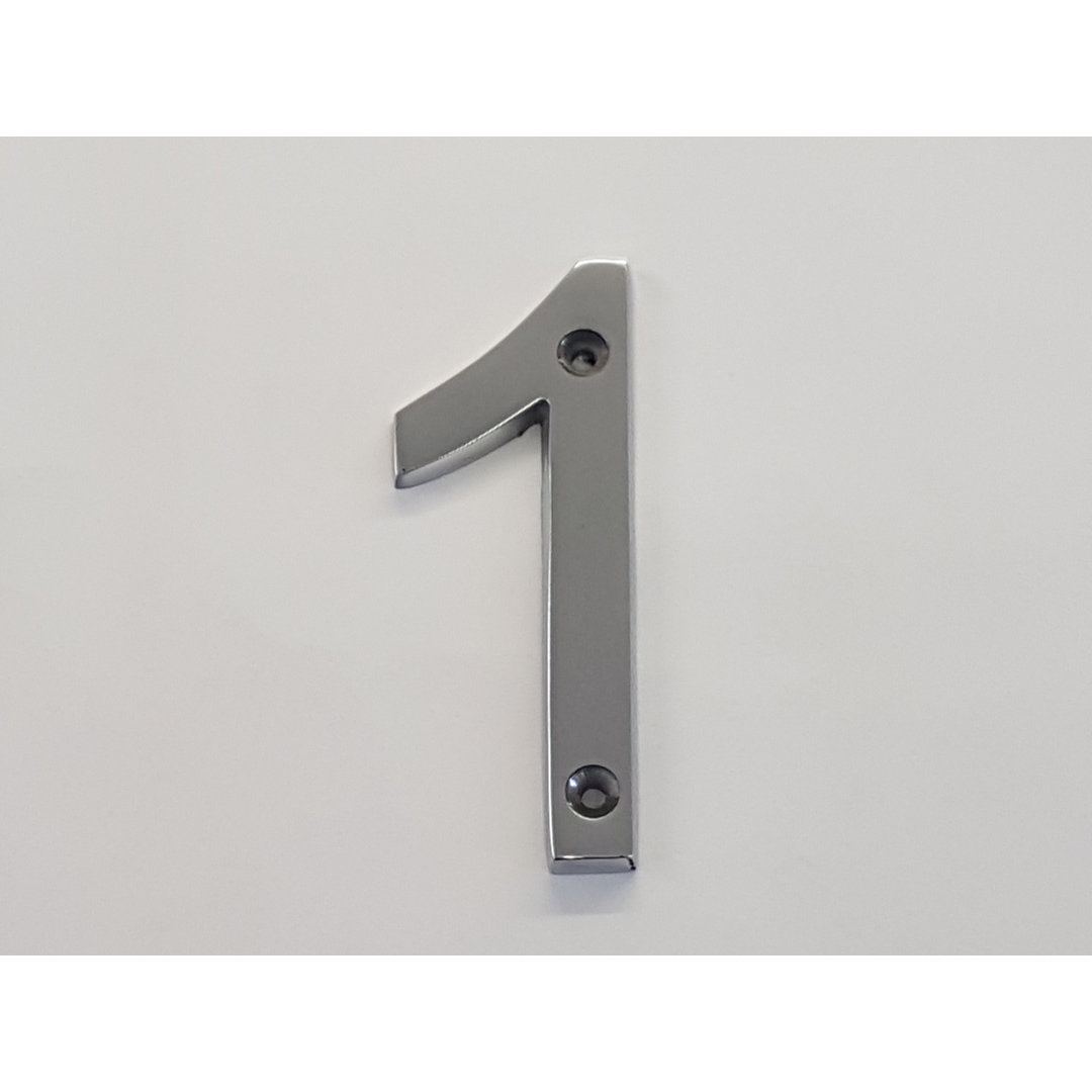 10 in. Makale Surface/Flush Mount House Number