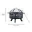 Klinger Round Steel Wood Burning Smokeless Fire Pit