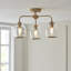 Ashcroft 3 Light Ceiling Semi flush light