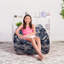 Fauteuil à billes avec siège structuré pour enfants, adolescents et adultes, fauteuil confortable pour jouer, lire et regarder la télévision, fauteuils à billes en nylon multicolore, fauteuil Coronado-82615955