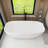 67“ Freestanding Soaking Solid Surface Bathtub